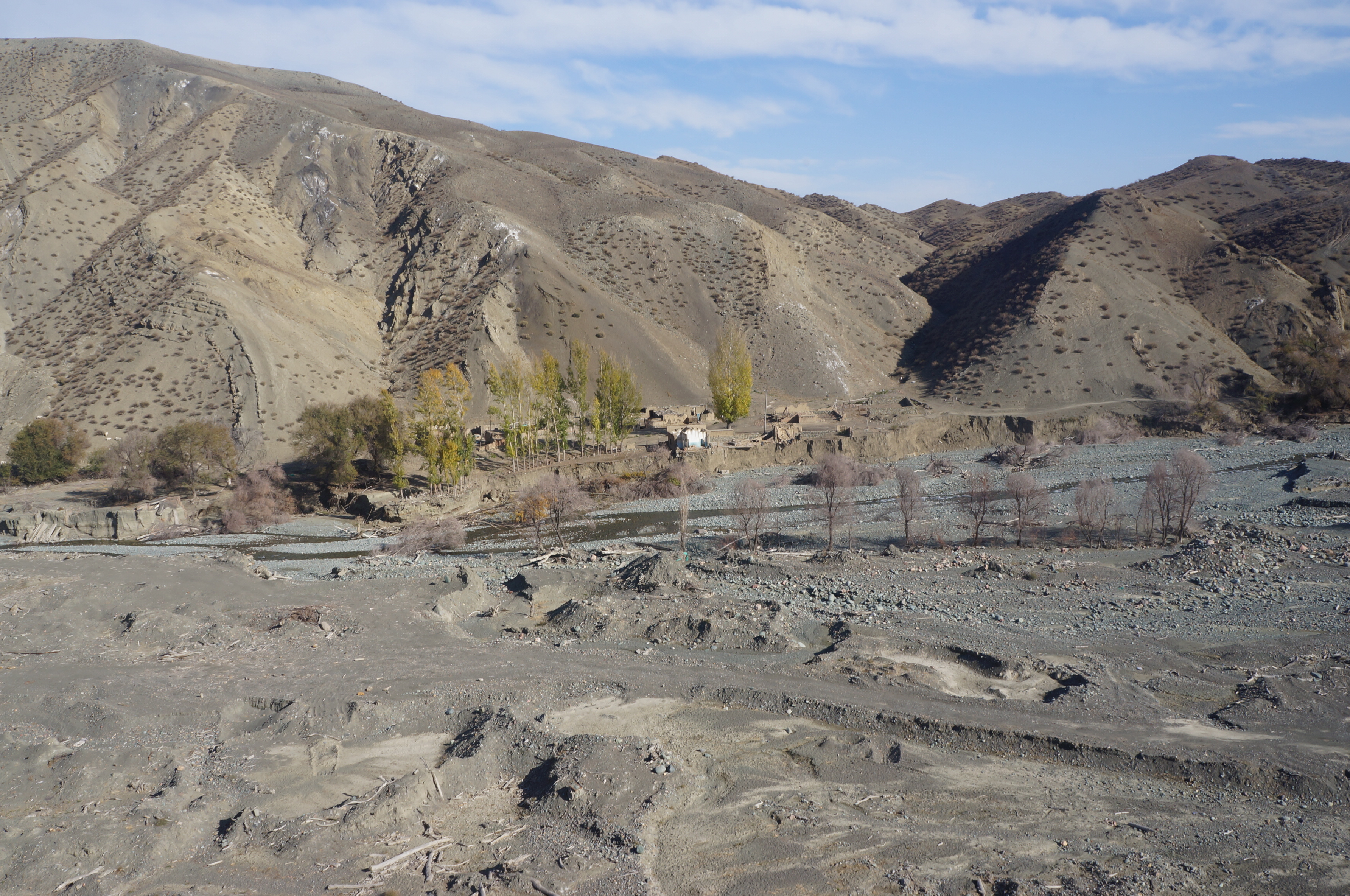 Abandoned settlement in the northern Tianshan Mountains, Xinjiang